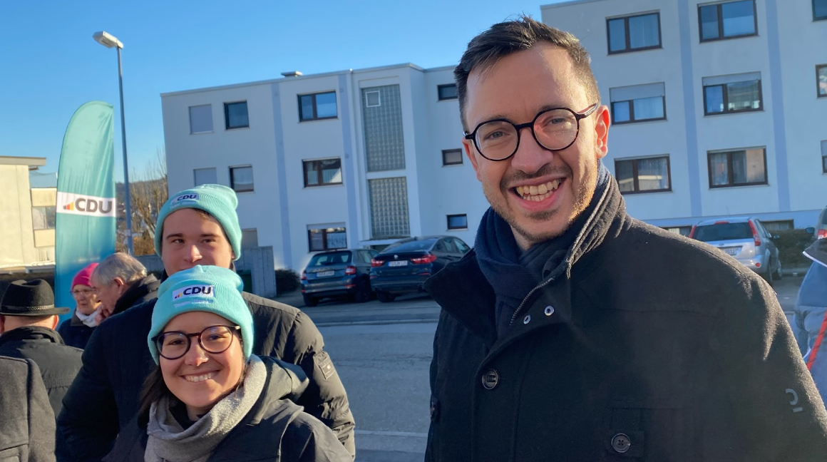 Vielen Dank fr die super Untersttzung zu Wahl Christophs Naser, auch wenn er nicht in den Bundestag einziehen kann
